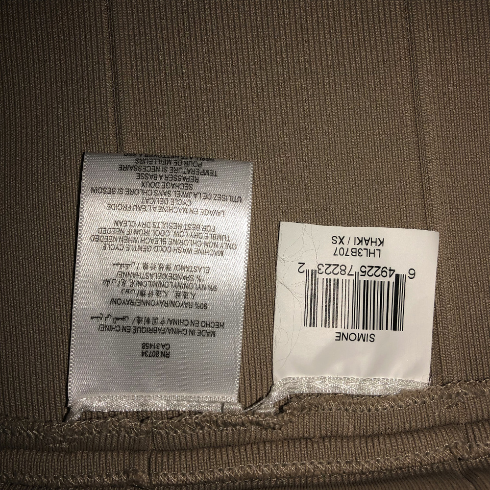 BCBG MaxAzria Taupe Bandage Skirt - Picture 4 of 5